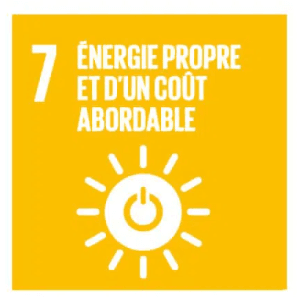 ODD 7 : Énergie propre et d'un coût abordable.