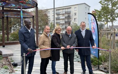 Le nouveau parvis de la gare de Saint-Pierre-des-Corps inauguré